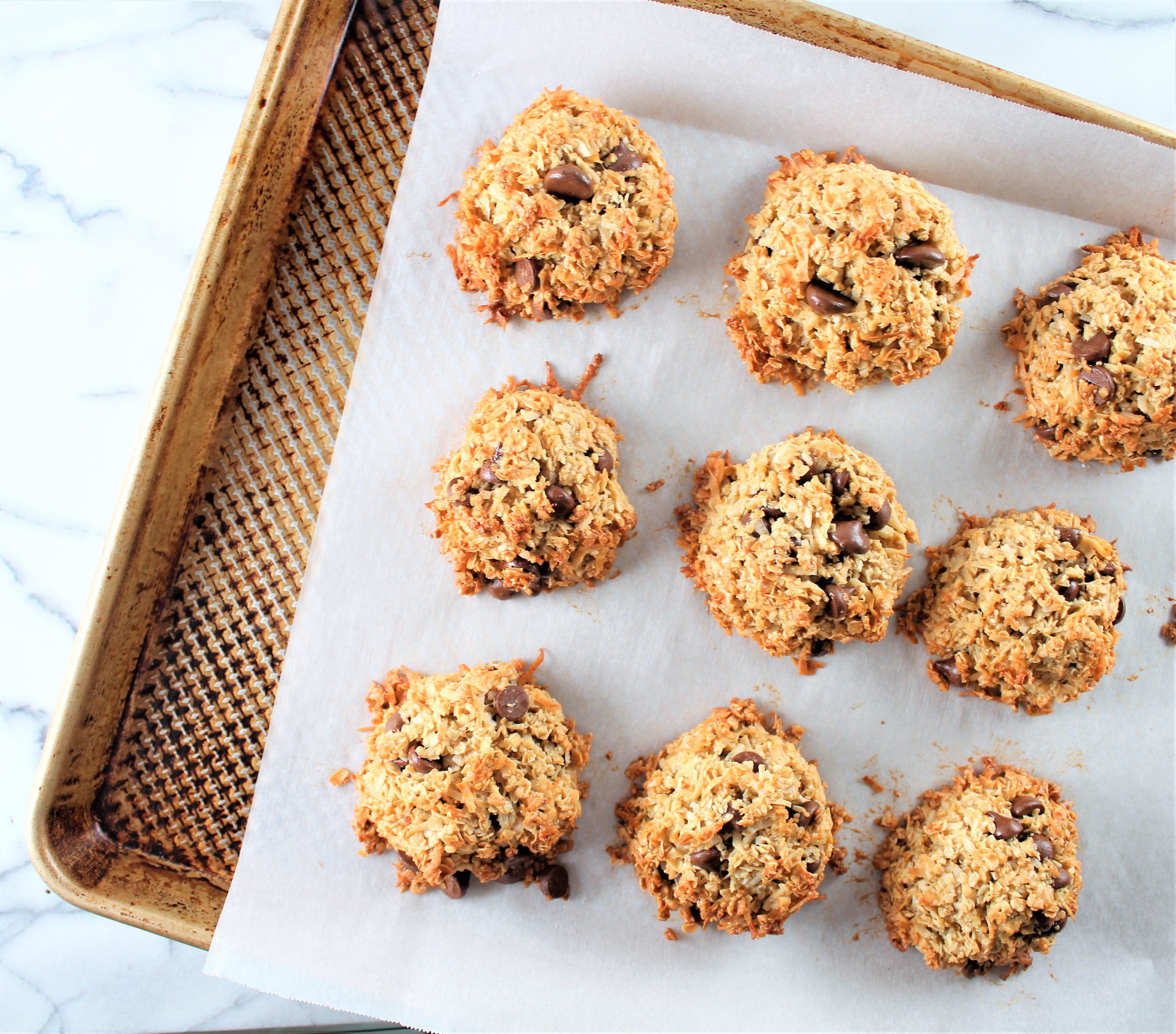 chocolate chip coconut cookies