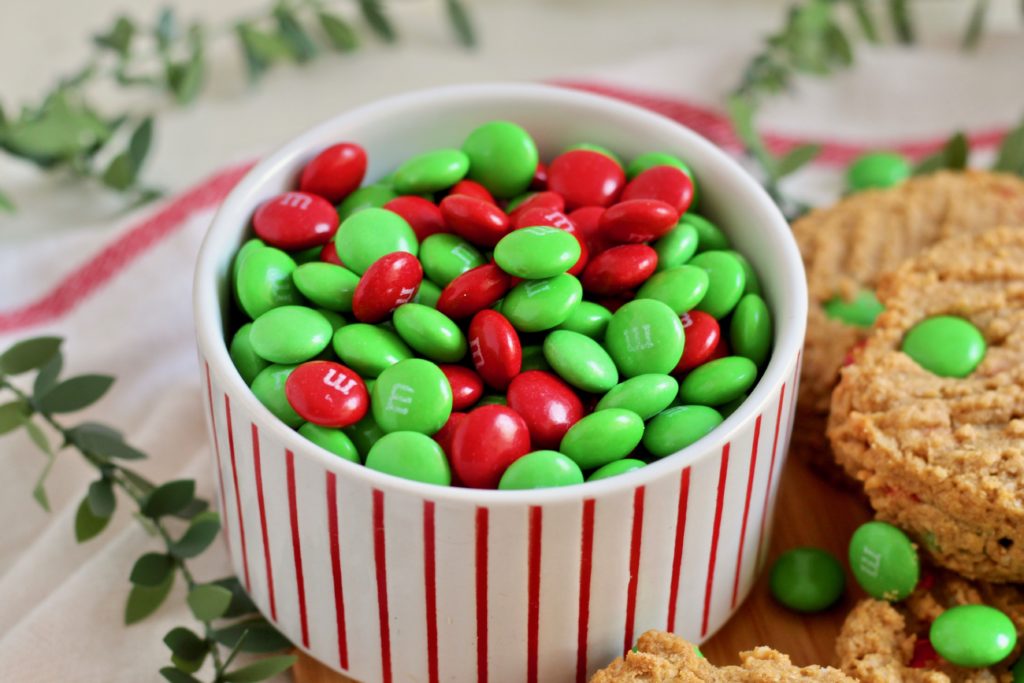 Christmas m&ms