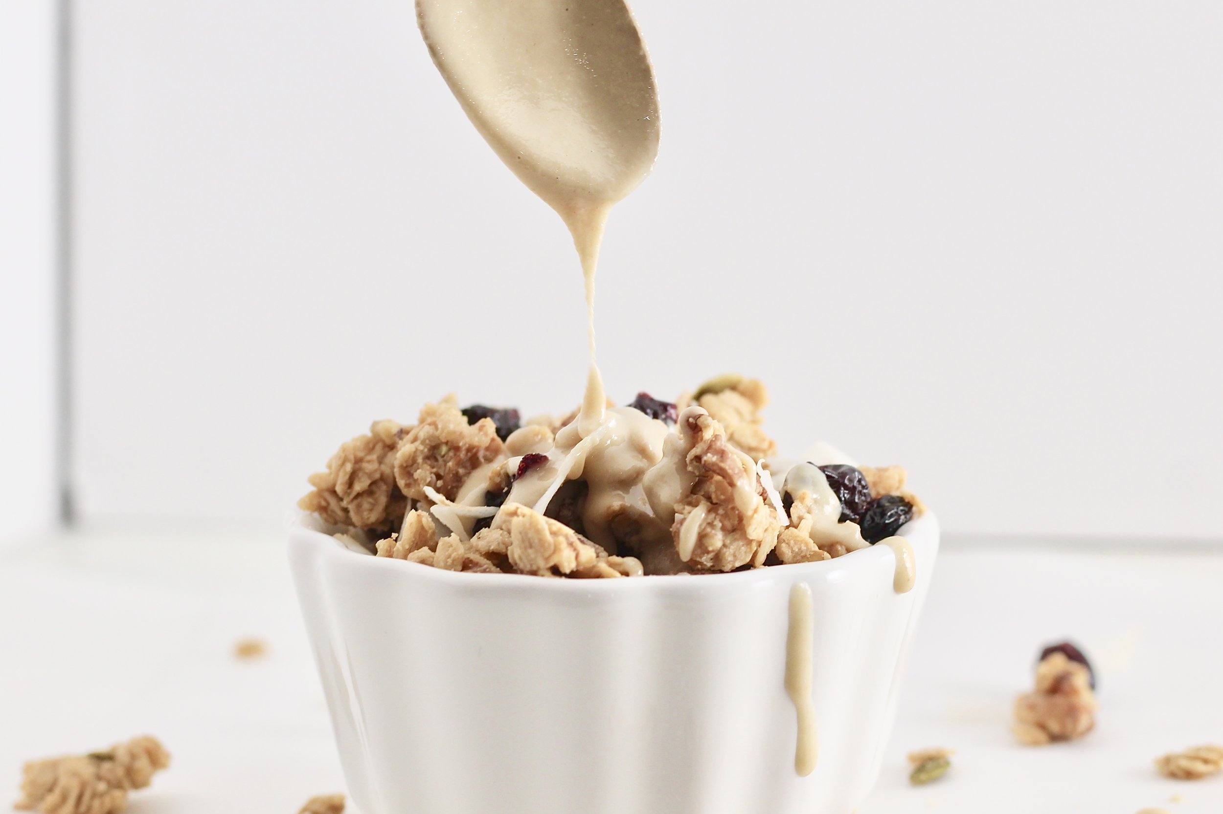  Cranberry Maple Tahini Granola 