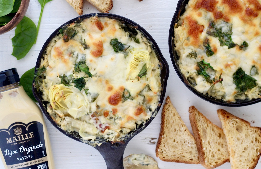  Creamy Dijon Spinach Artichoke Dip 