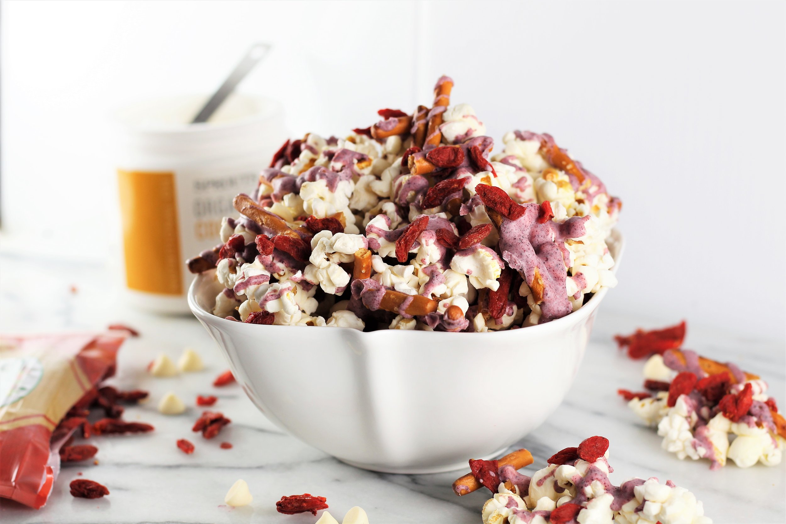  Crunchy Red Velvet Snack Mix 