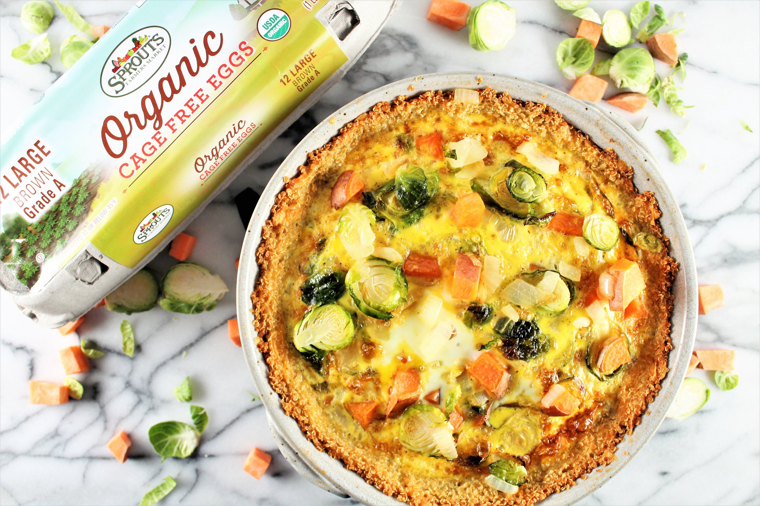  Flourless Quinoa and Vegetable Quiche 