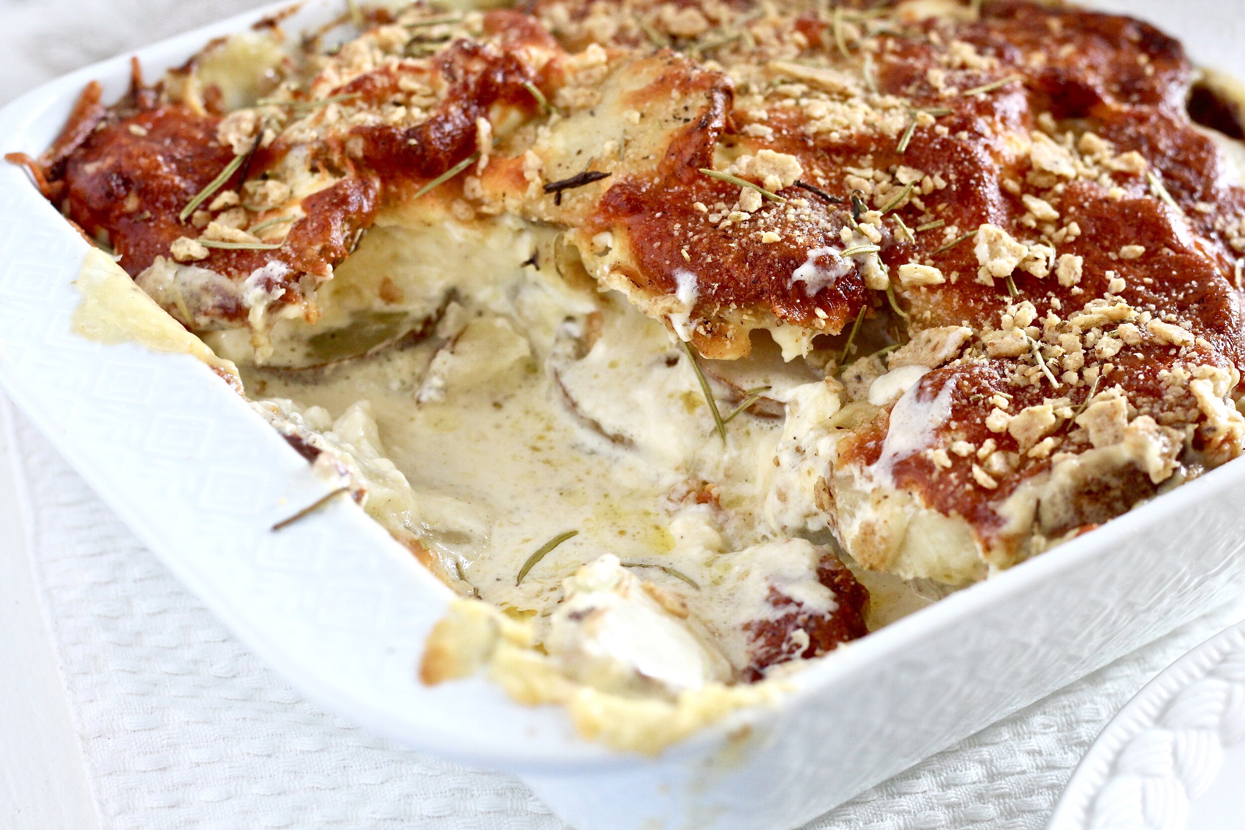  Friendsgiving Gluten Free Cheesy Au Gratin Potatoes 