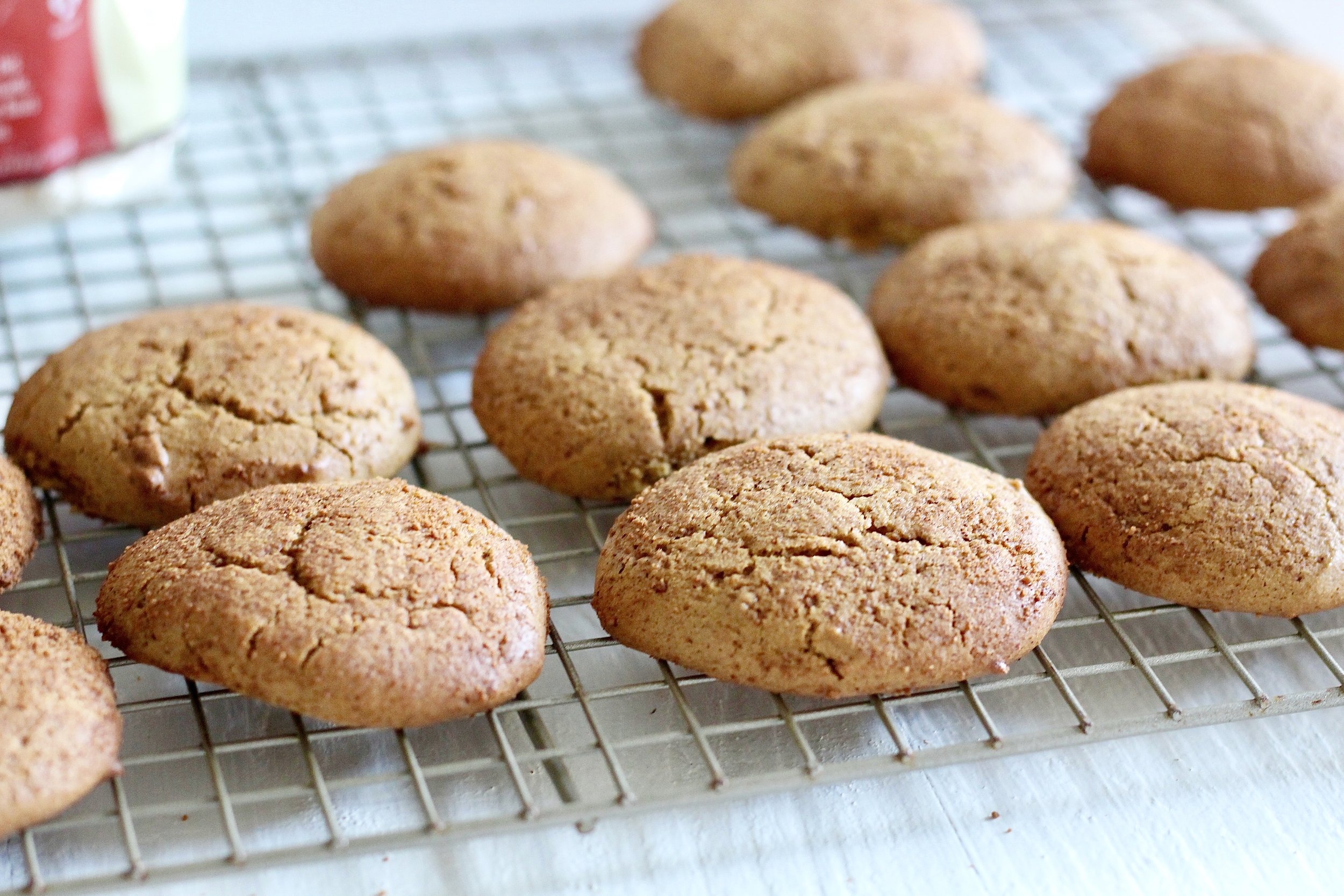 Gluten Free Pumpkin Snickerdoodle Cookies