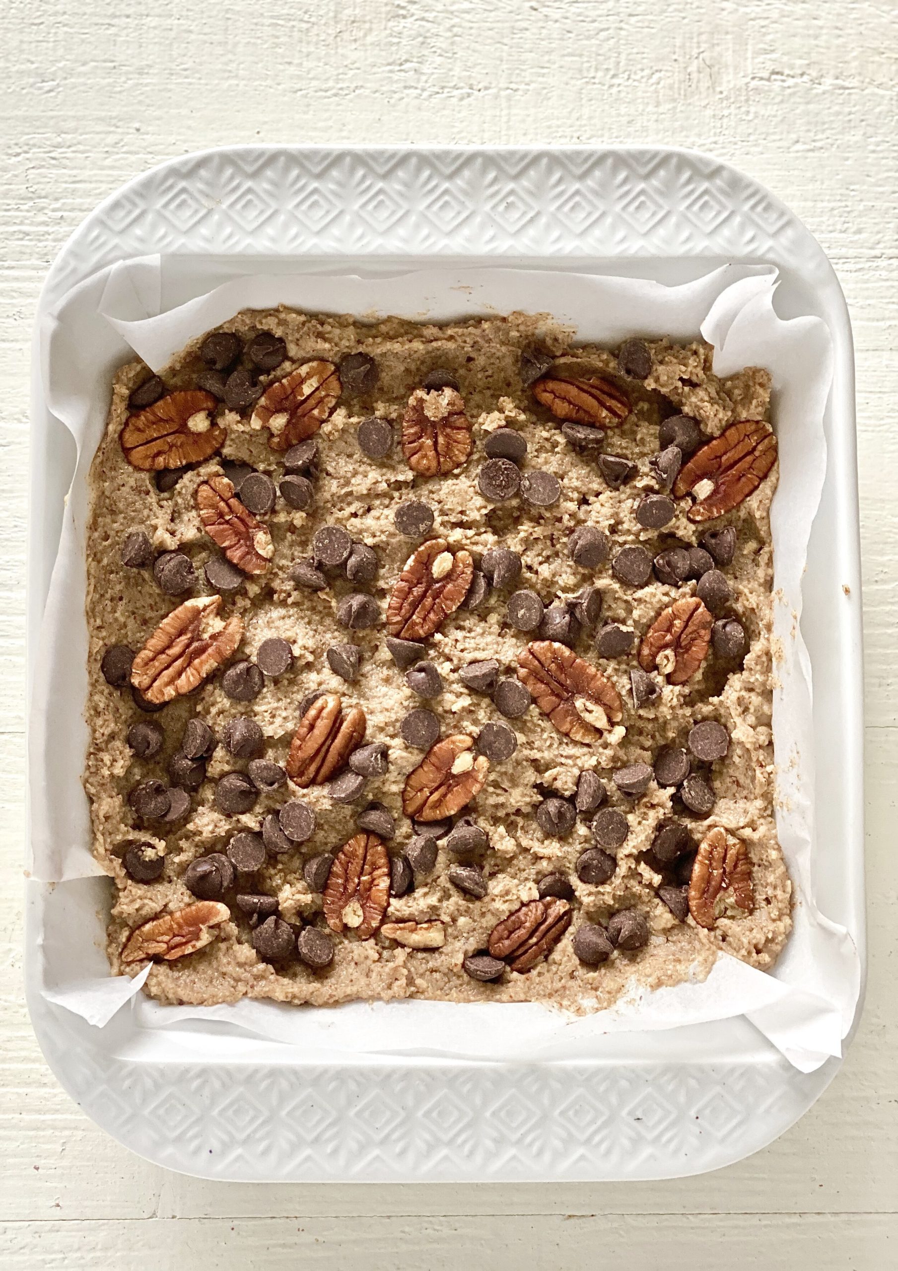  Grain Free Coconut Pecan Chocolate Chip Cookie Bars 