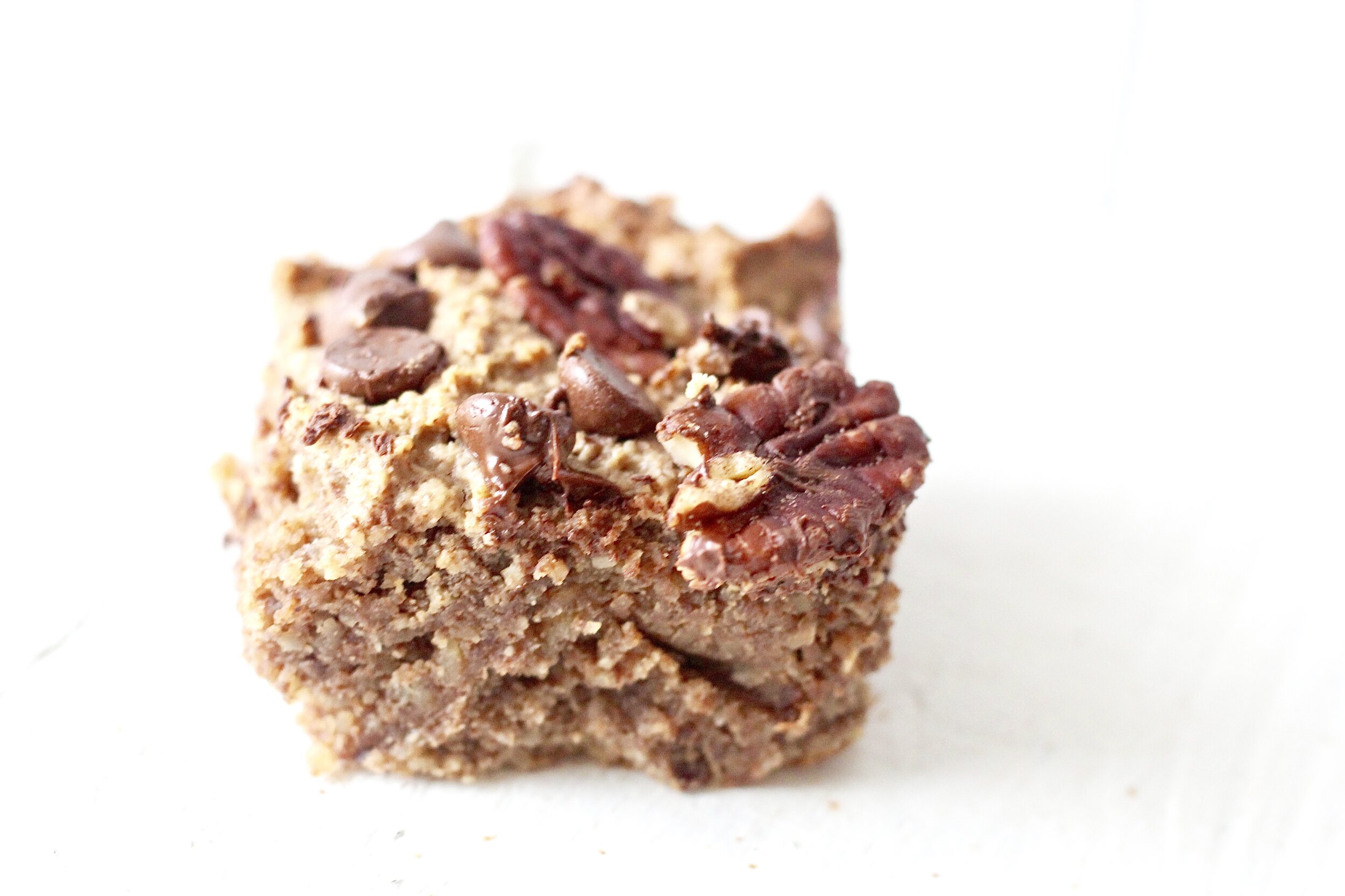  Grain Free Coconut Pecan Chocolate Chip Cookie Bars 