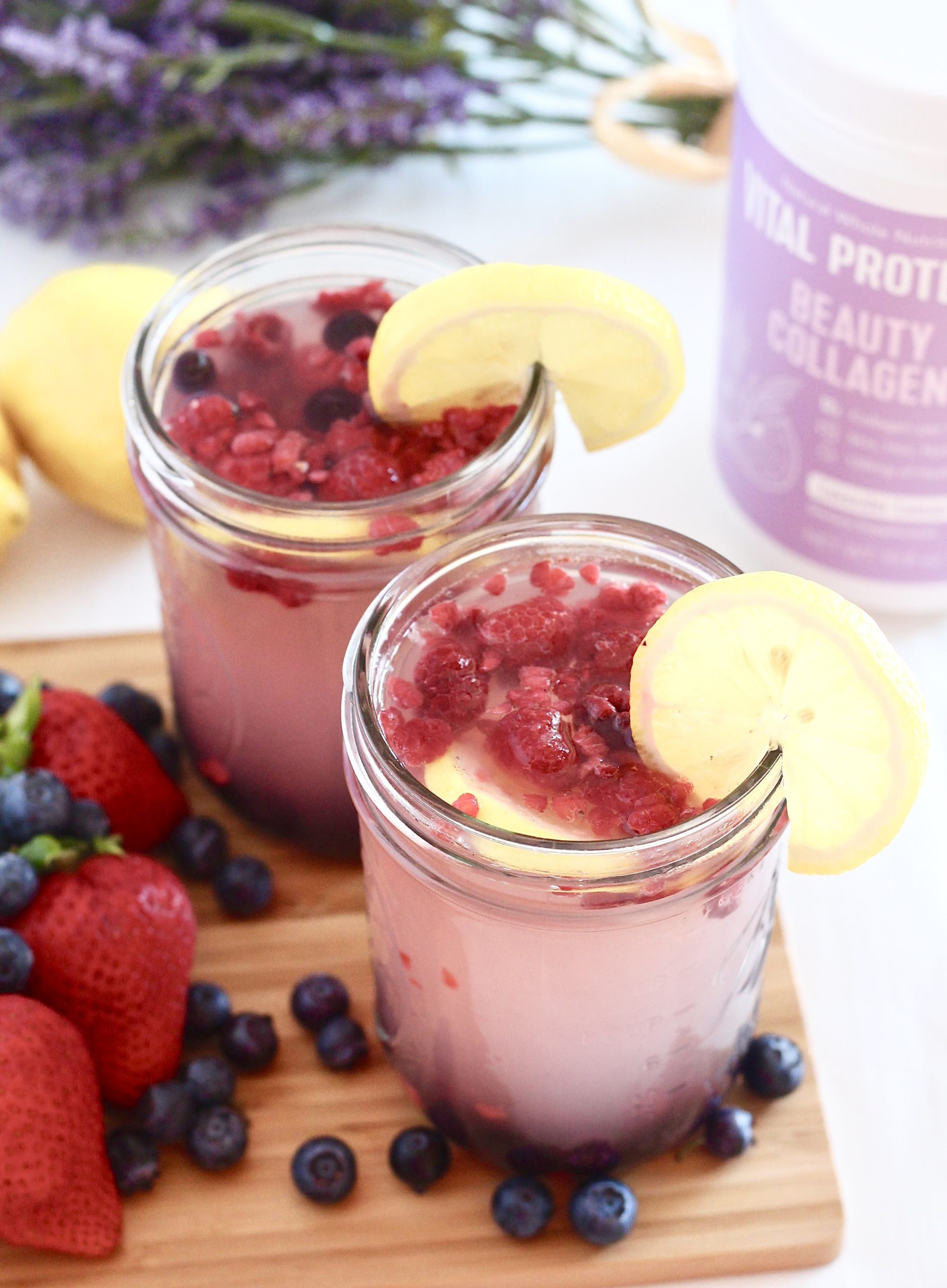  Lavender Berry Sparkling Lemonade 