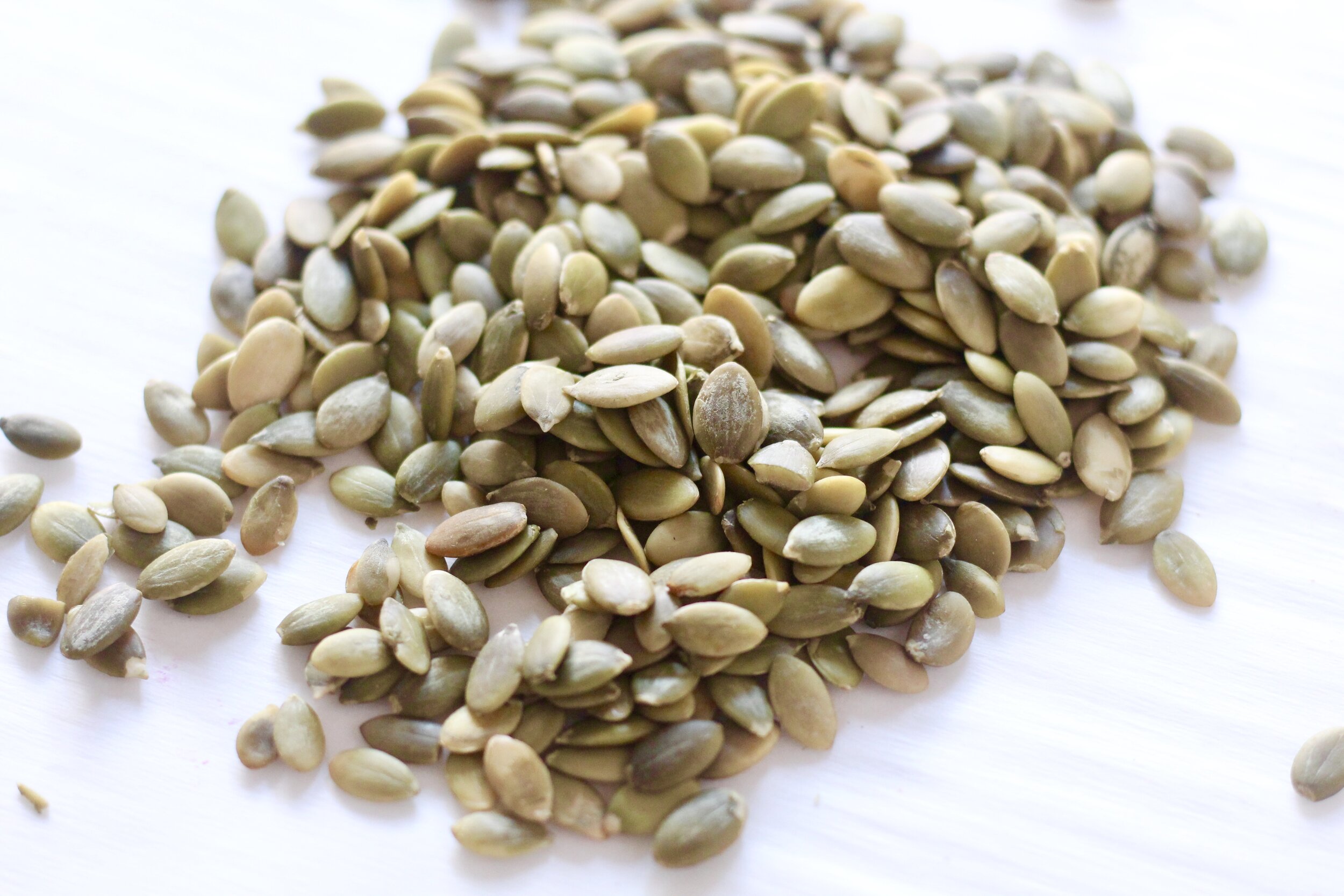 pile of pumpkin seeds for pumpkin seed nutrition