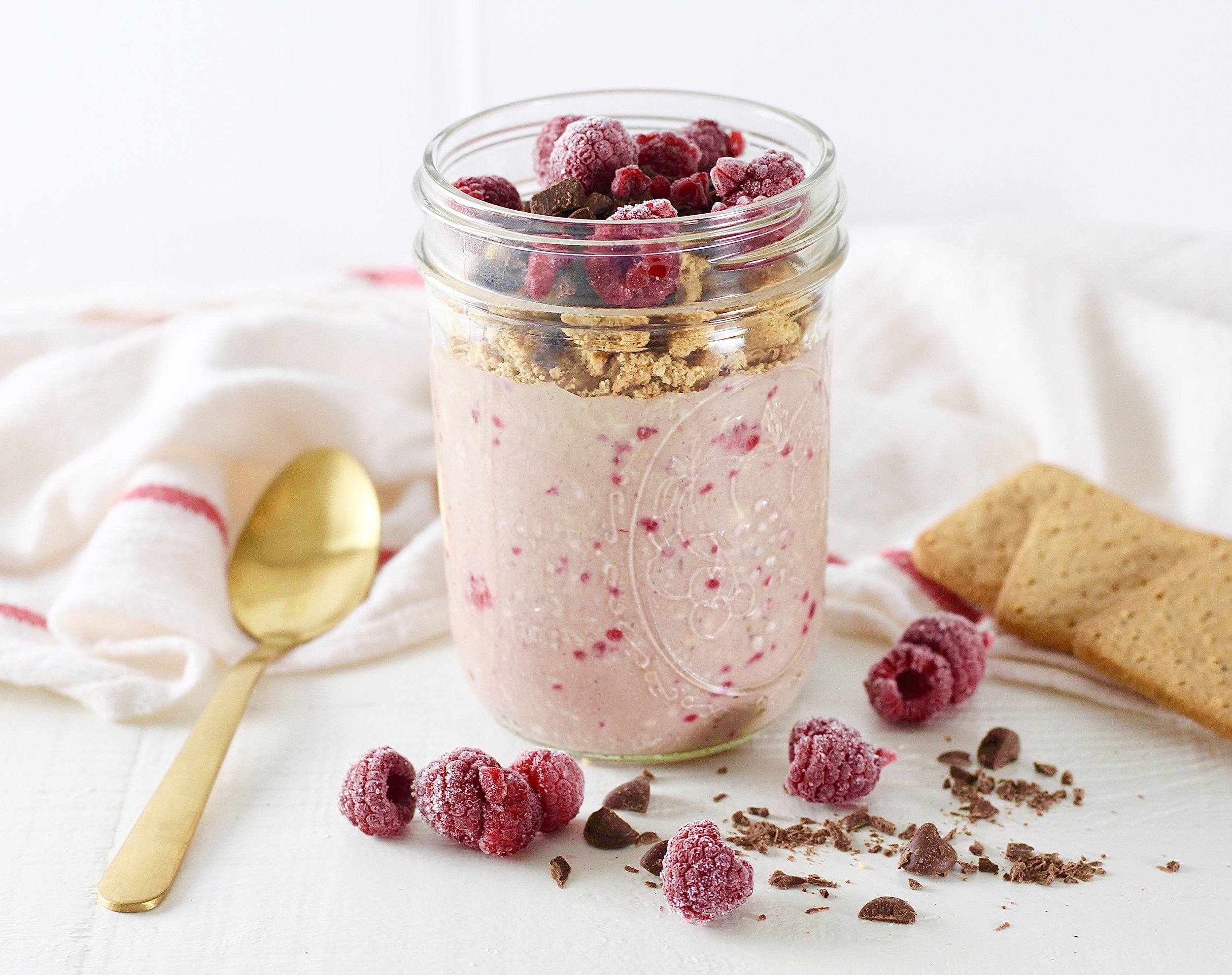  Raspberry Overnight Oats 3 Ways 