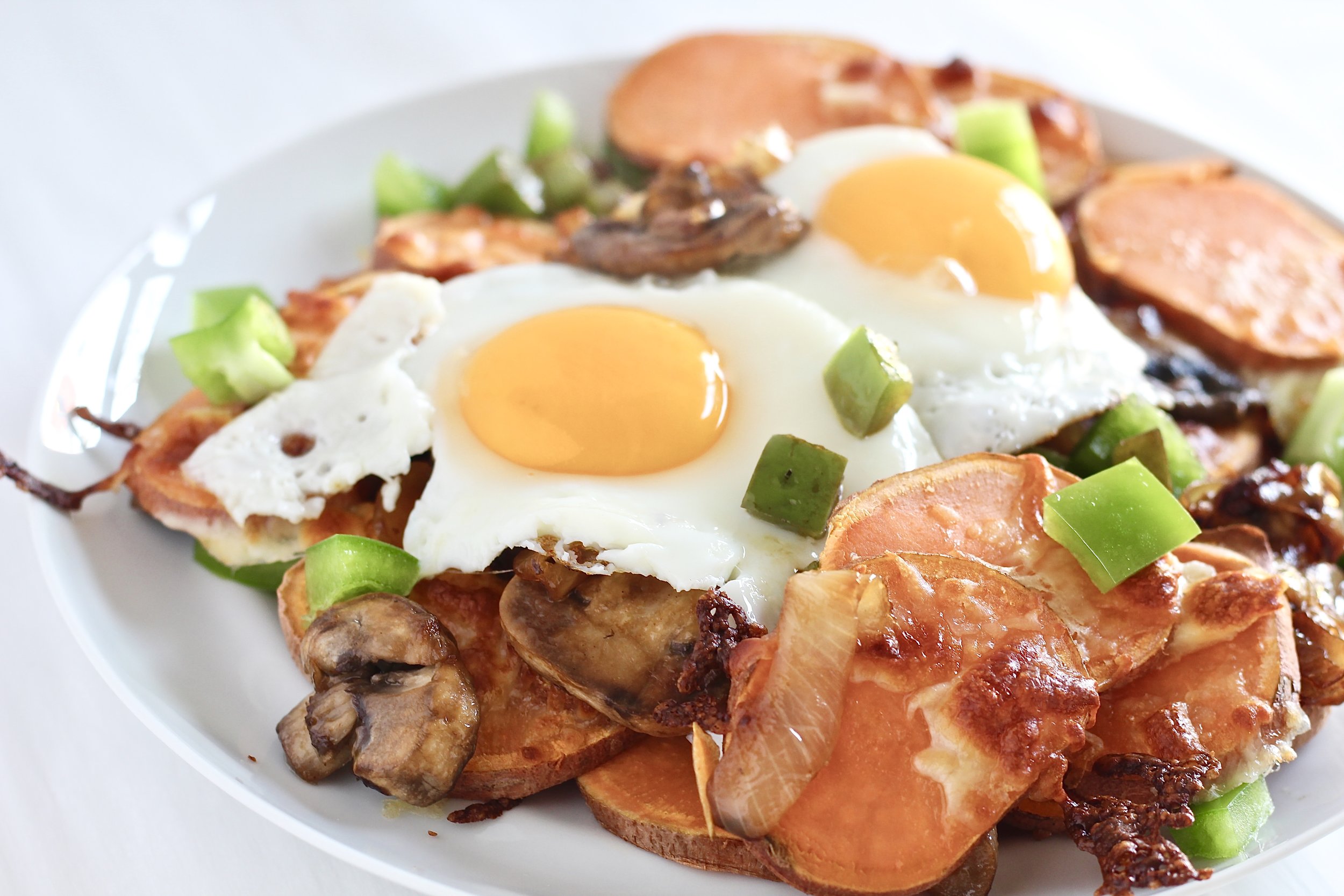  Sweet Potato Veggie Breakfast Nachos 