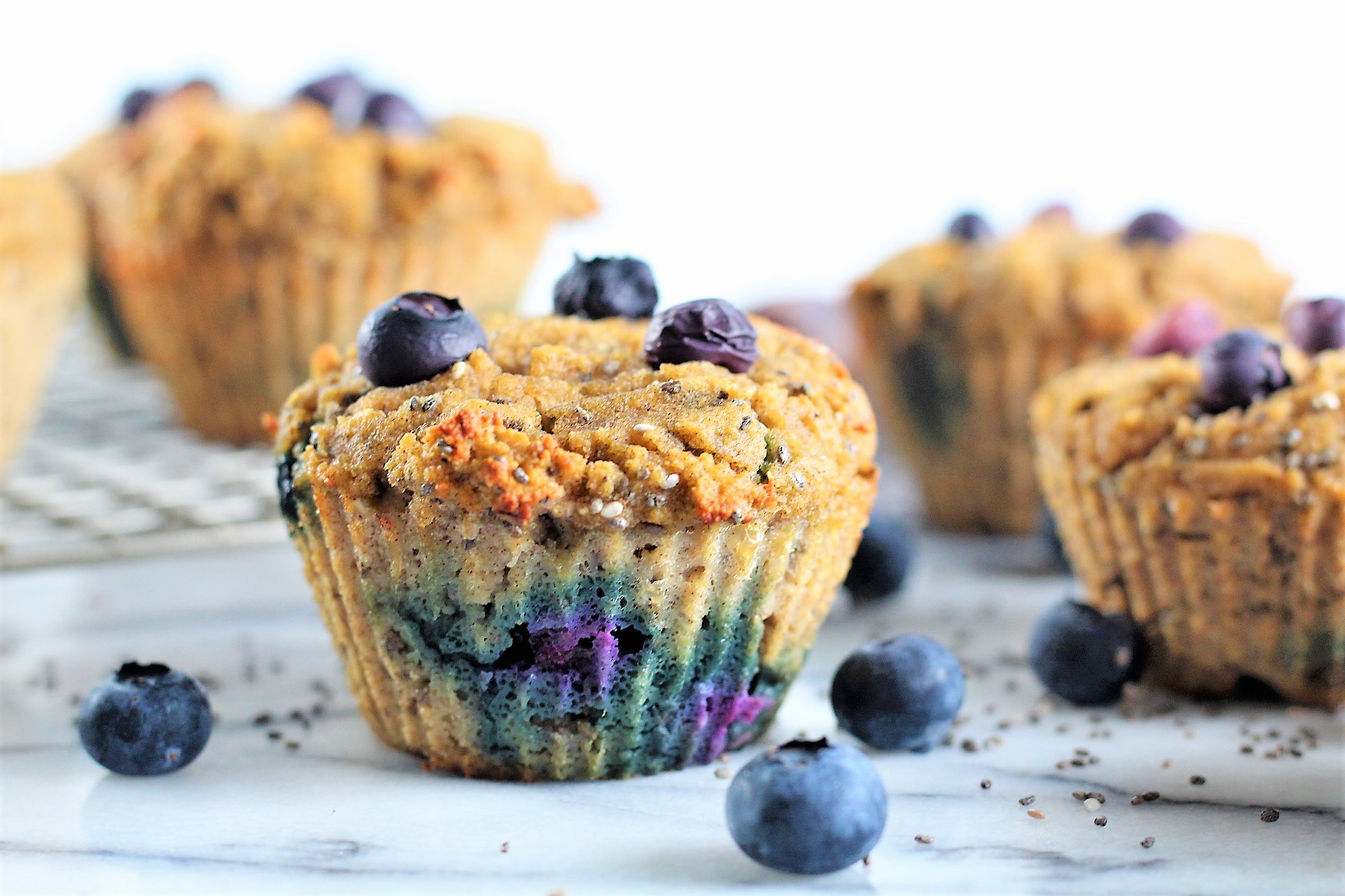  Grain Free Blueberry Lemon Breakfast Cookie Skillet 