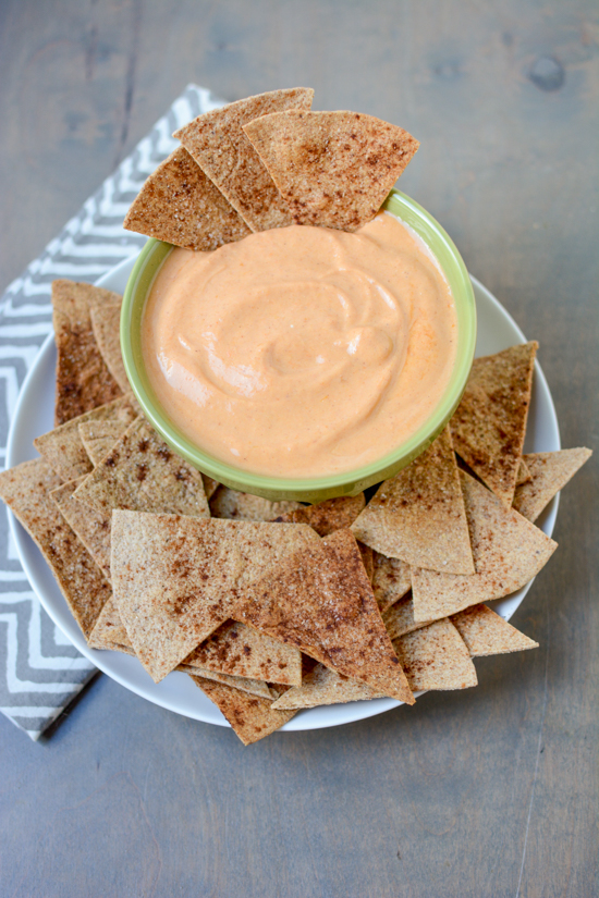  Pumpkin Yogurt Dip by Lindsay Livingston from The Lean Green Bean 