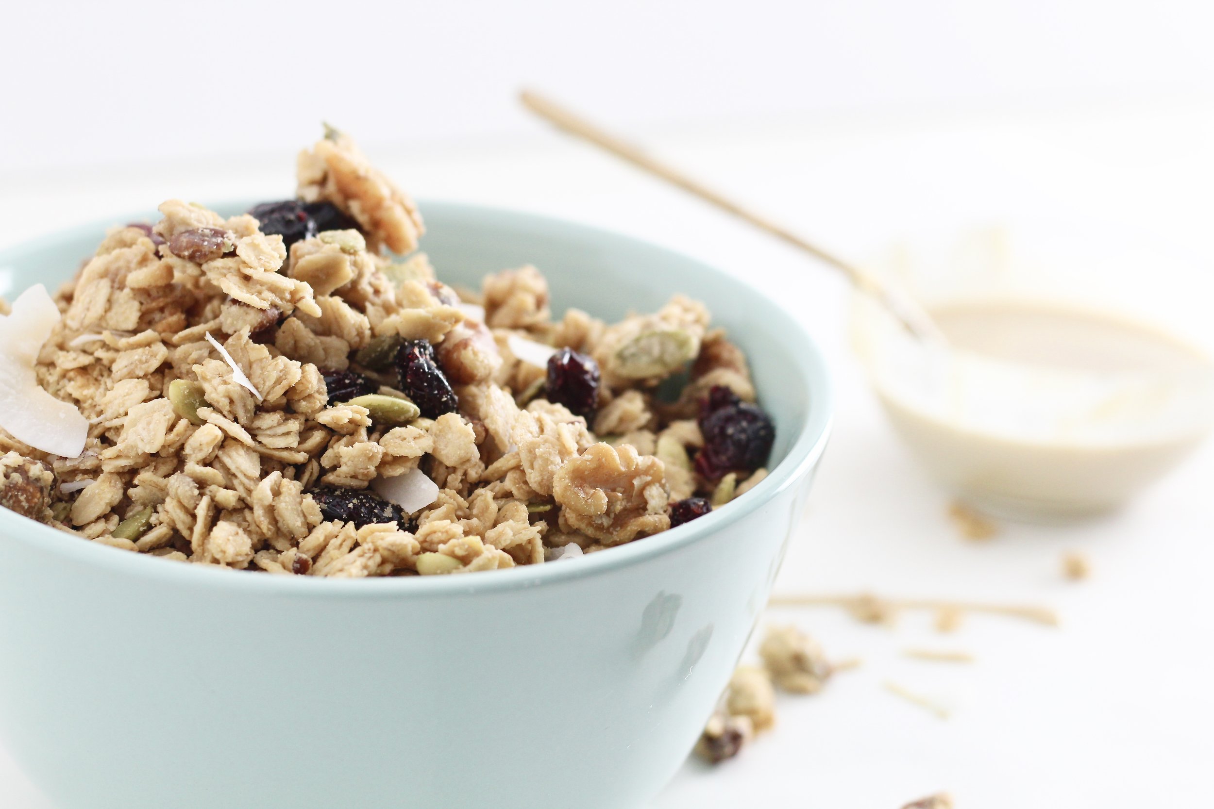  Cranberry Maple Tahini Granola 