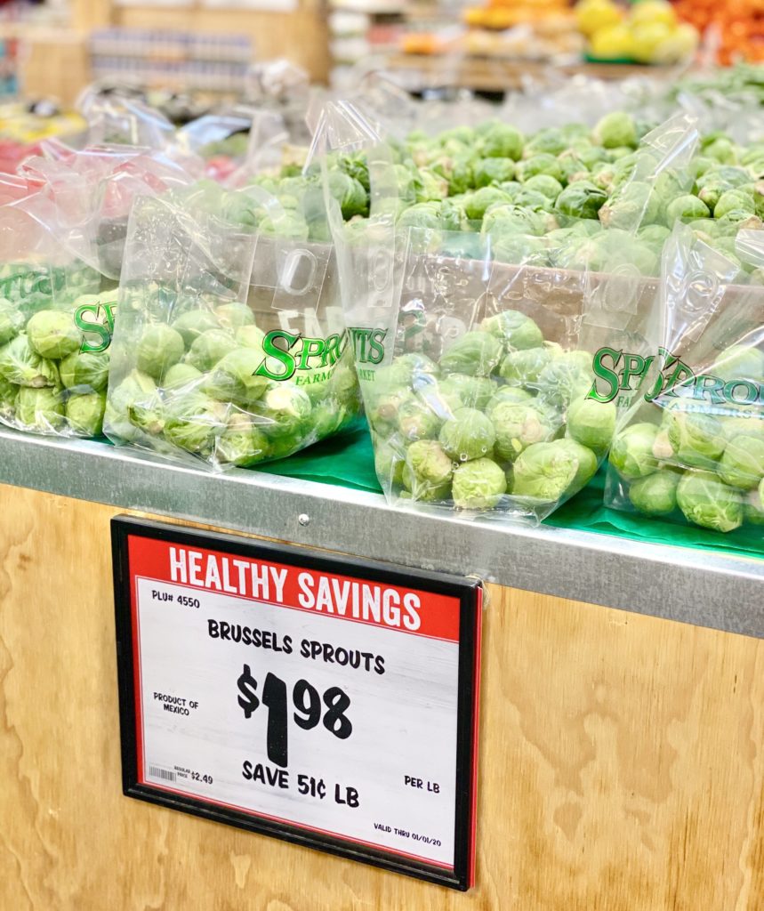 brussels sprouts healthy savings sprouts 1.98 per pound