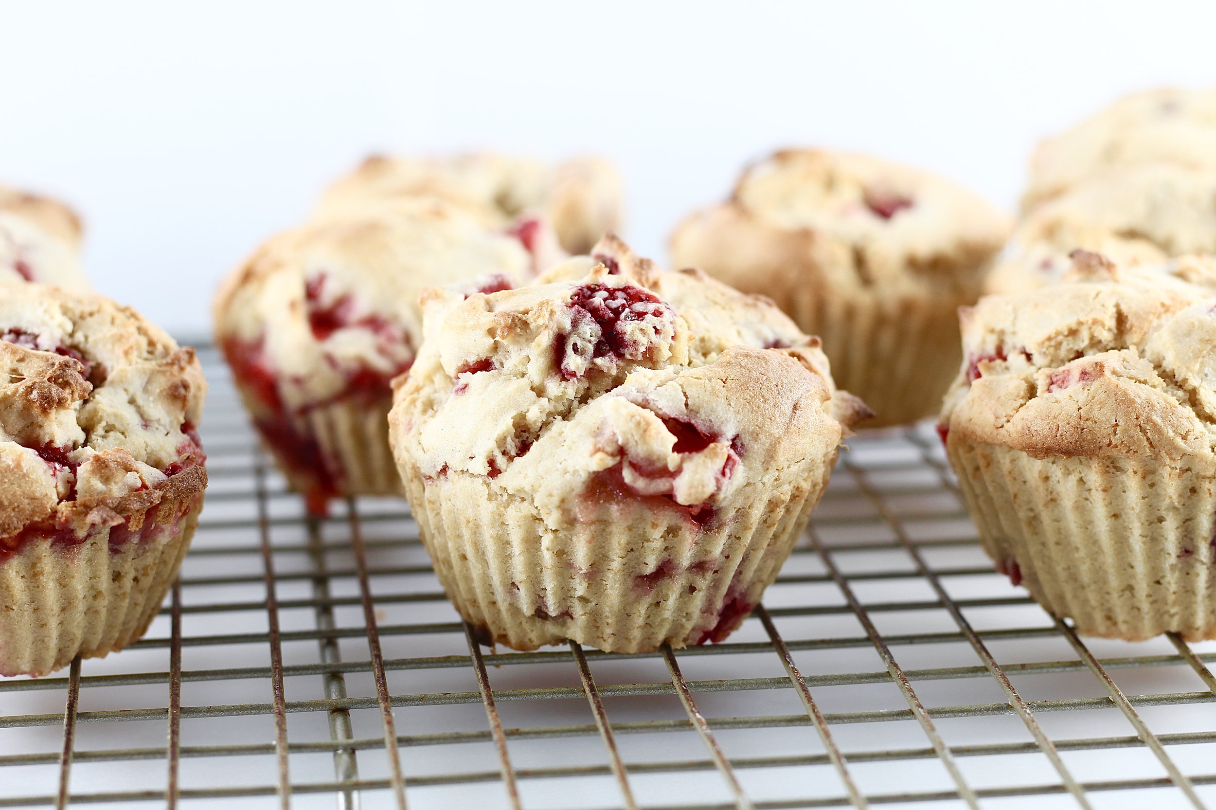  Low Sugar Strawberry Muffins 