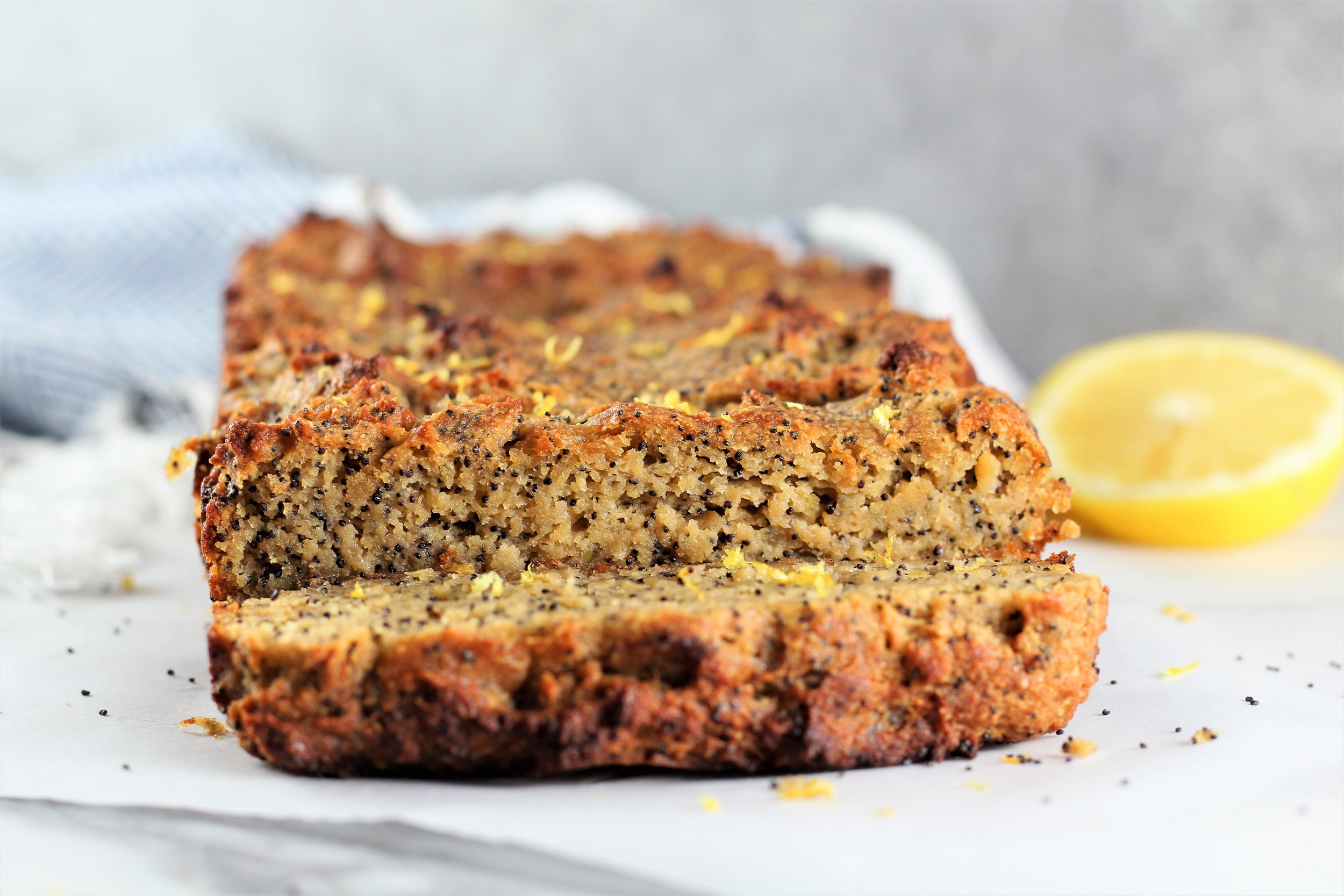  Paleo Lemon Poppyseed Bread 