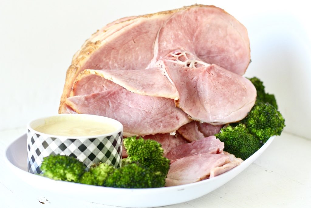 easter ham with dijon sauce