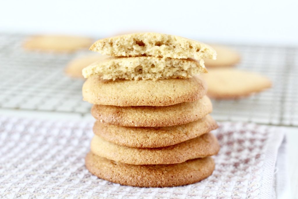 stack of sugar cookies