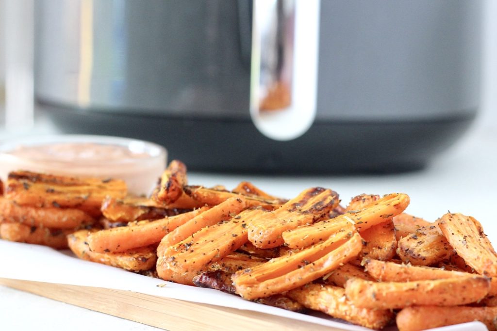 carrots cooked in air fryer