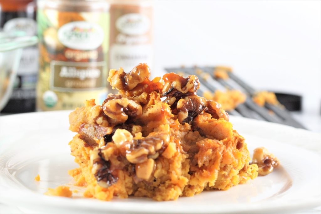 maple walnut sweet potatoes for diabetes thanksgiving