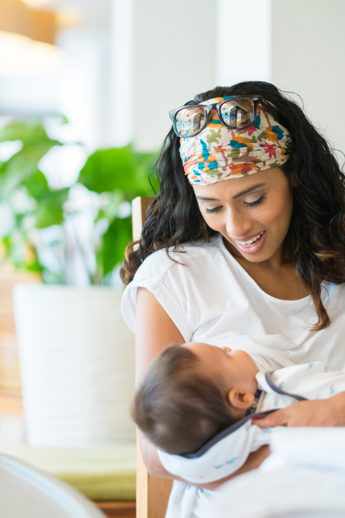 woman breastfeeding