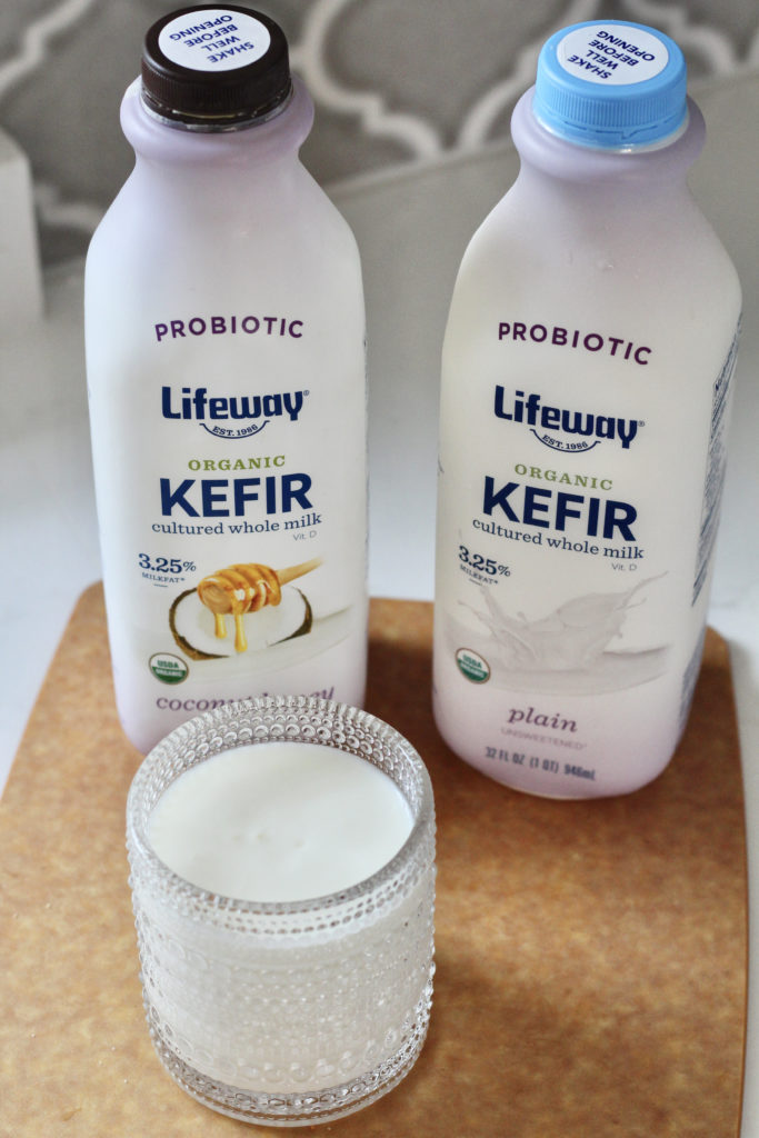 8oz glass of kefir