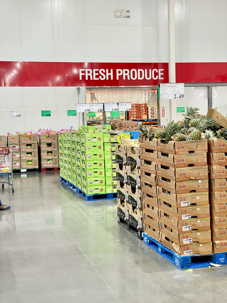 costco shopping list bulk foods produce section