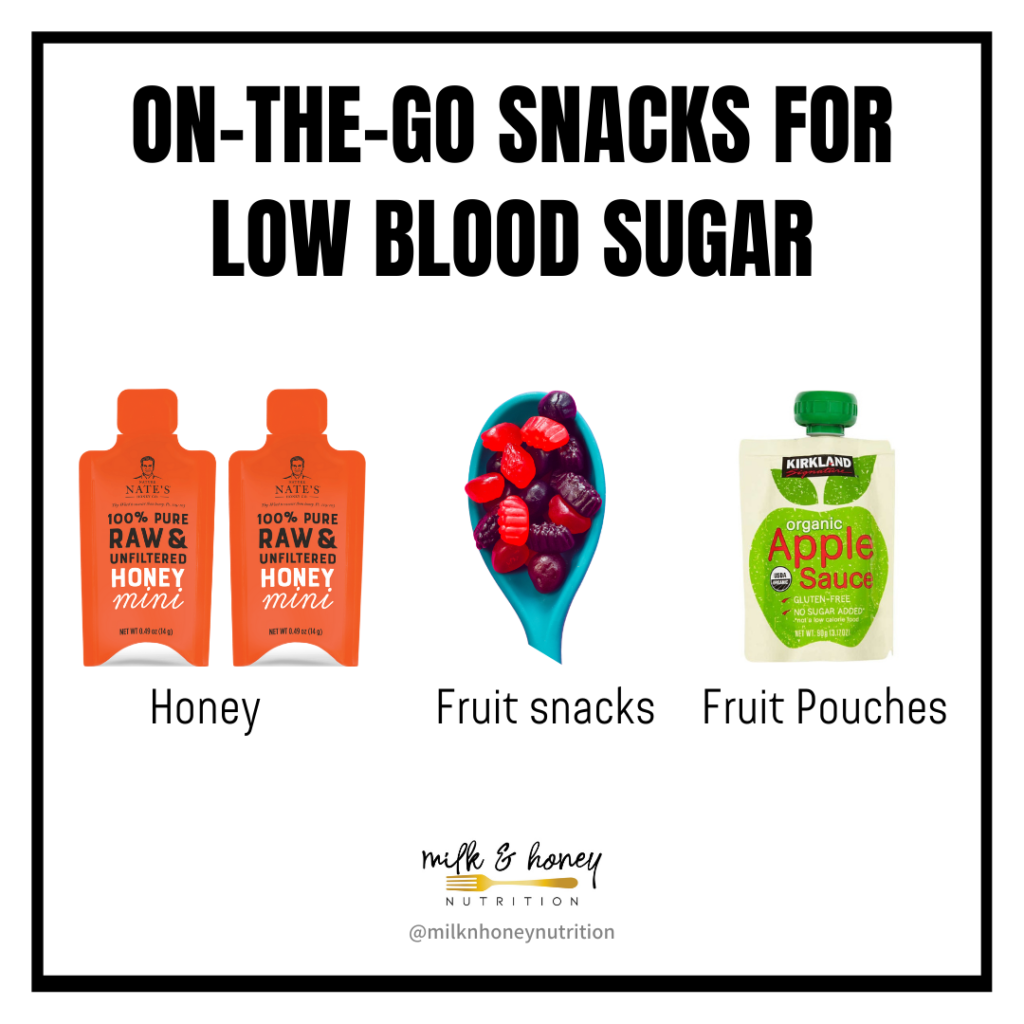 on the go snacks for low blood sugar nature nate's honey fruit snacks applesauce pouches