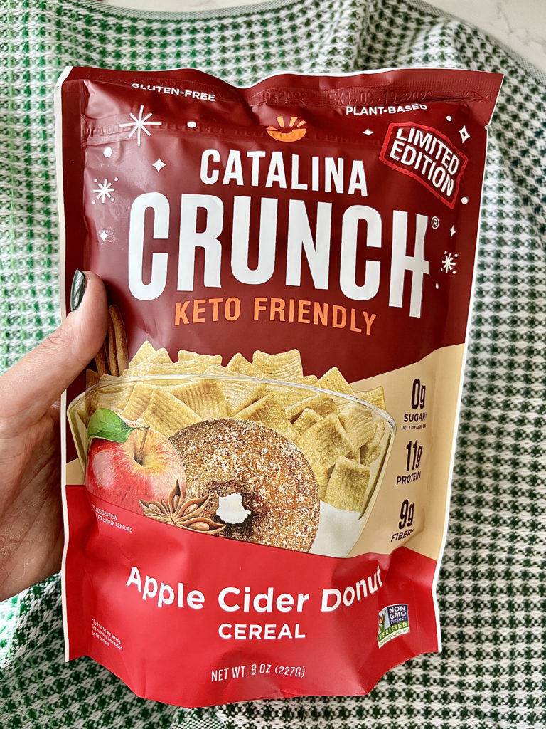 catalina crunch cereal apple cider donut