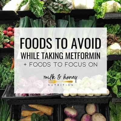 foods to avoid while taking metformin