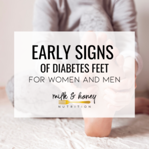 early diabetes feet signs