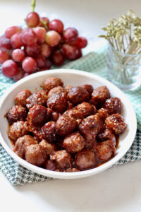 grape jelly bbq meatballs