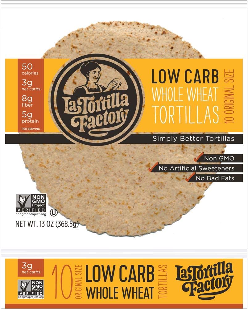 la tortilla factory low carb whole wheat tortillas