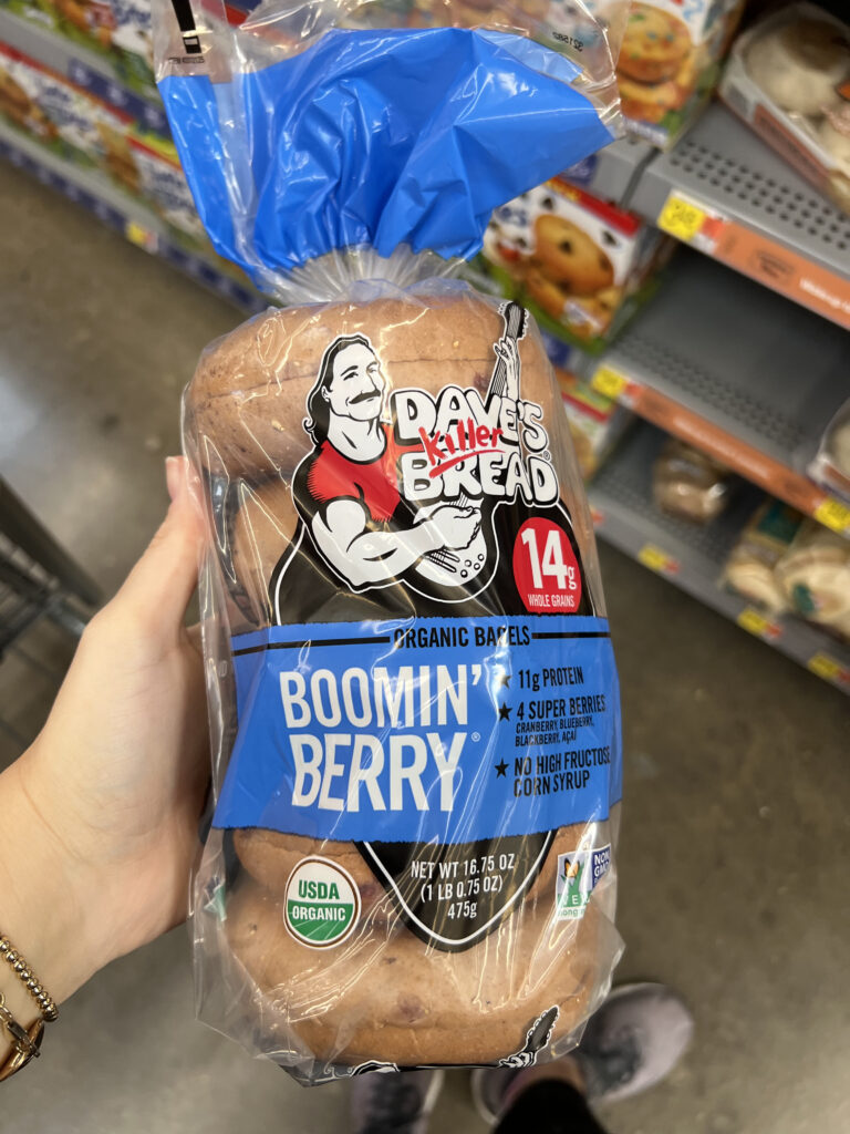 daves killer bread bloomin blueberry bagels diabetes foods at walmart