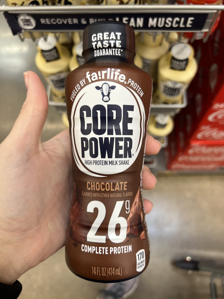 fairlife corepower protein shake diabetes foods at walmart