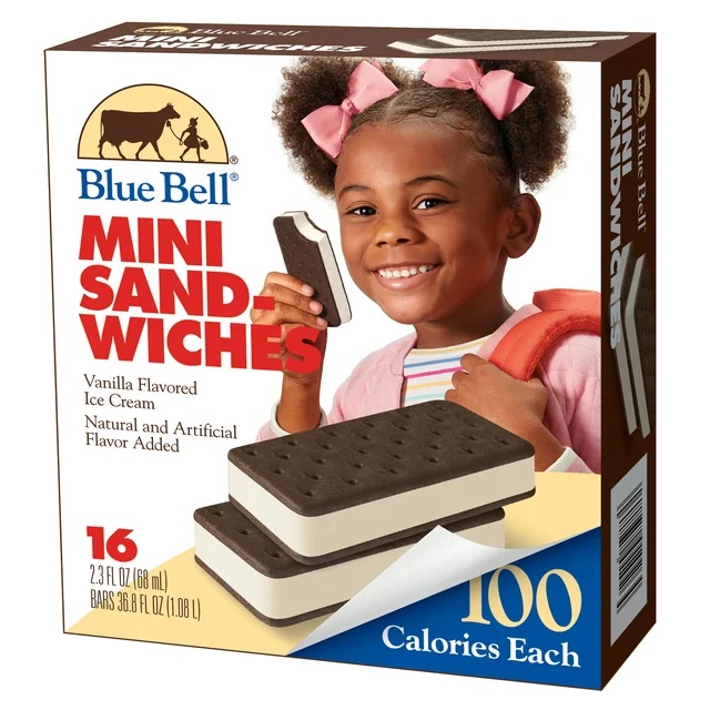 blue bell mini ice cream sandwiches